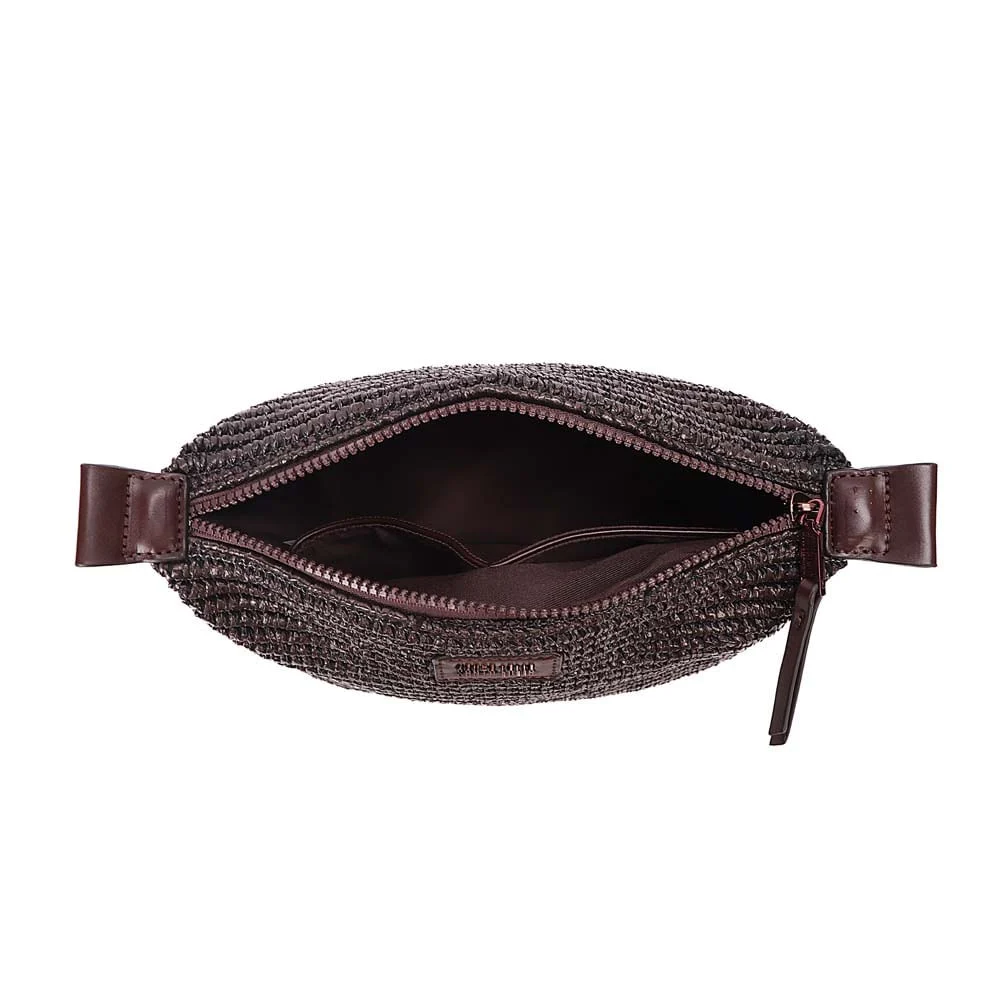 Necessaire Pequena Palha Marrom Dark - vista 7 de 7