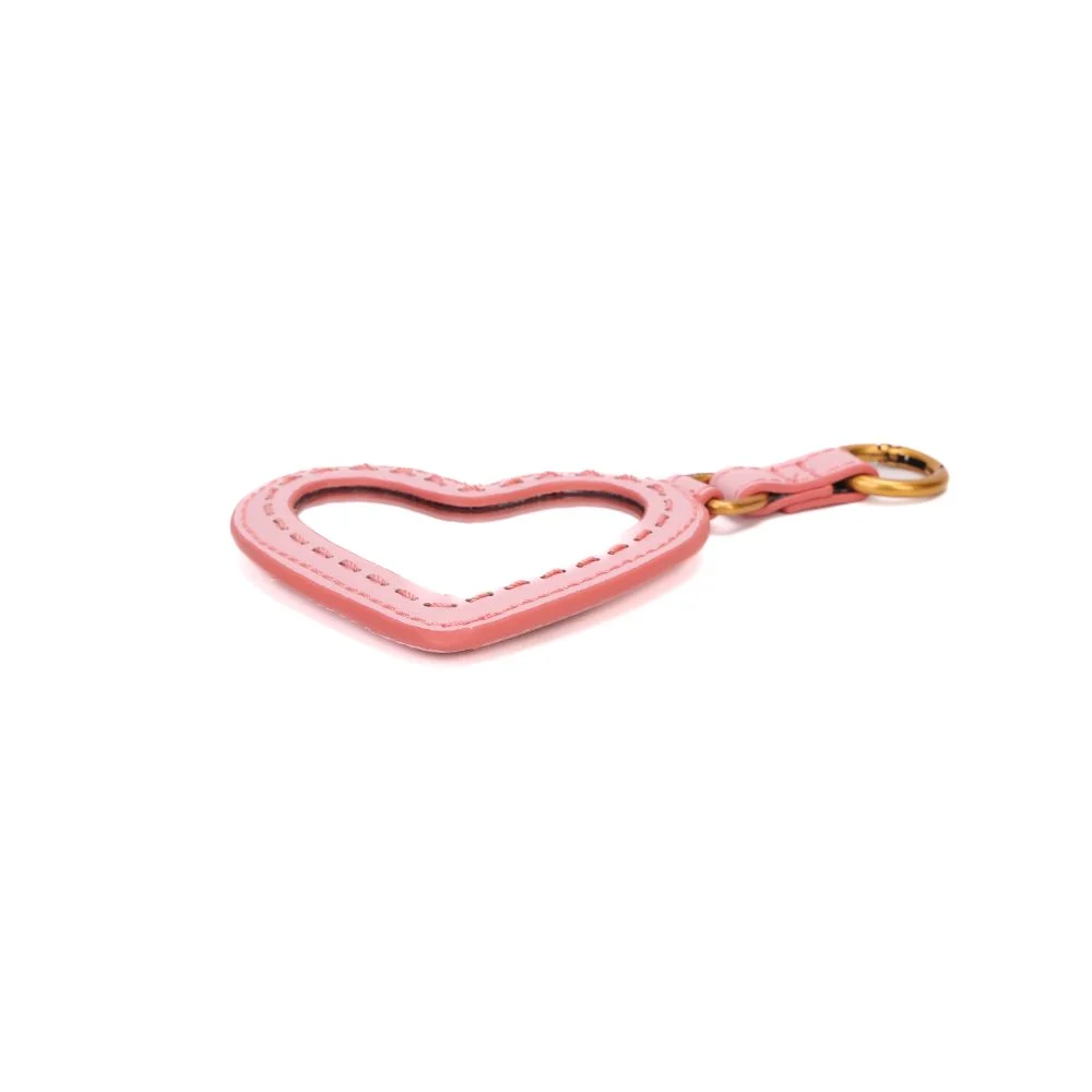 Chaveiro Espelho Coração Soft Rosa Bebê - vista 5 de 7