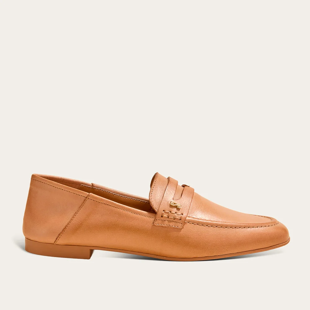 Mocassim Couro Nobre Soft Marrom Doce De Leite - vista 1 de 2