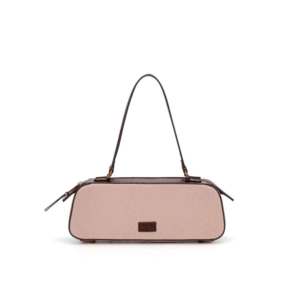 Bolsa Canvas Alça De Ombro Cinza Fog - vista 1 de 5