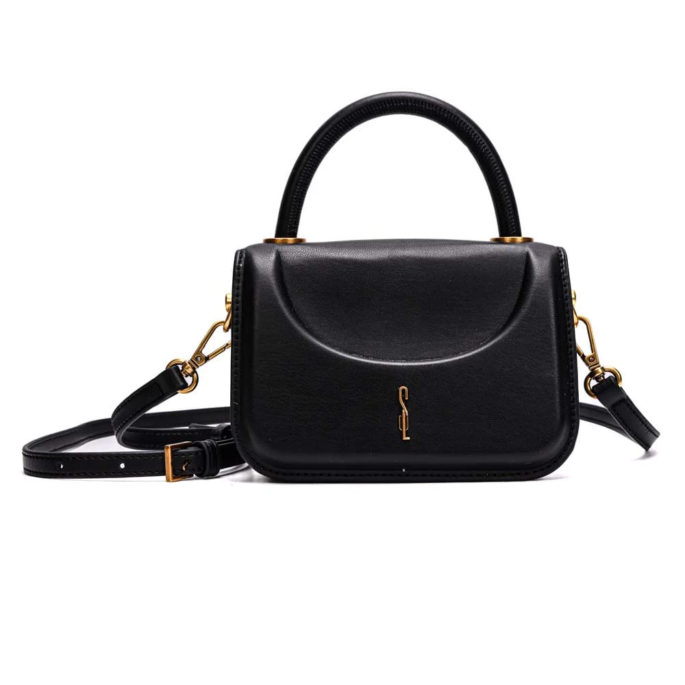 Bolsa Pequena Soft Transversal Preta Black - vista 2 de 8