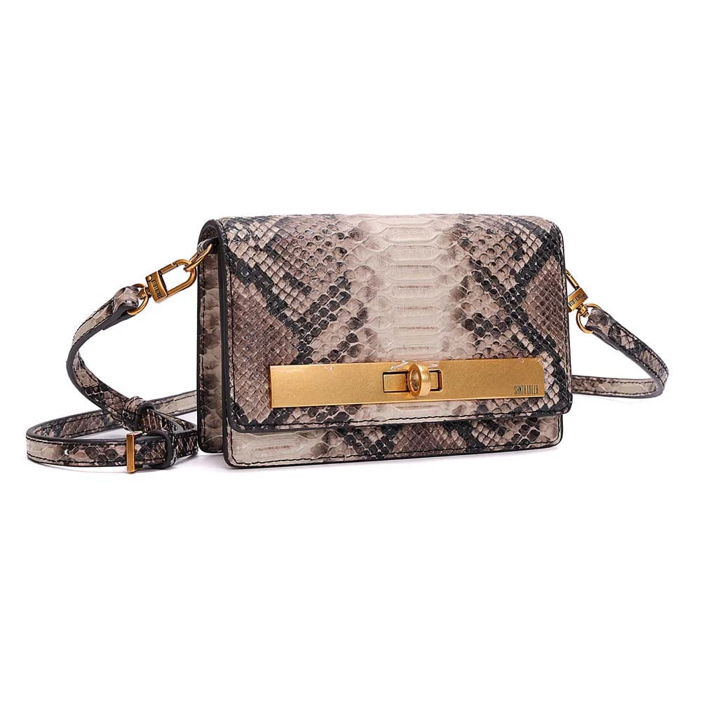 Bolsa Transversal Animal Print Cobra - vista 3 de 8