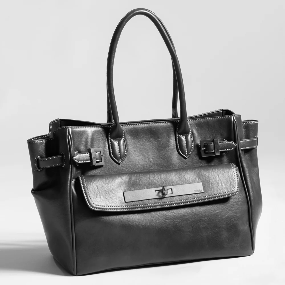 Bolsa Grande Floater Alça De Ombro Preta - vista 8 de 8
