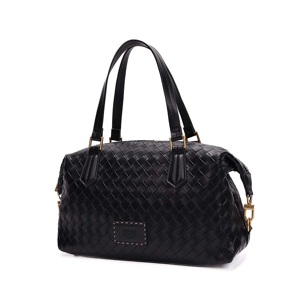 Bolsa Grande Tressê Alça De Ombro Preta - vista 2 de 7