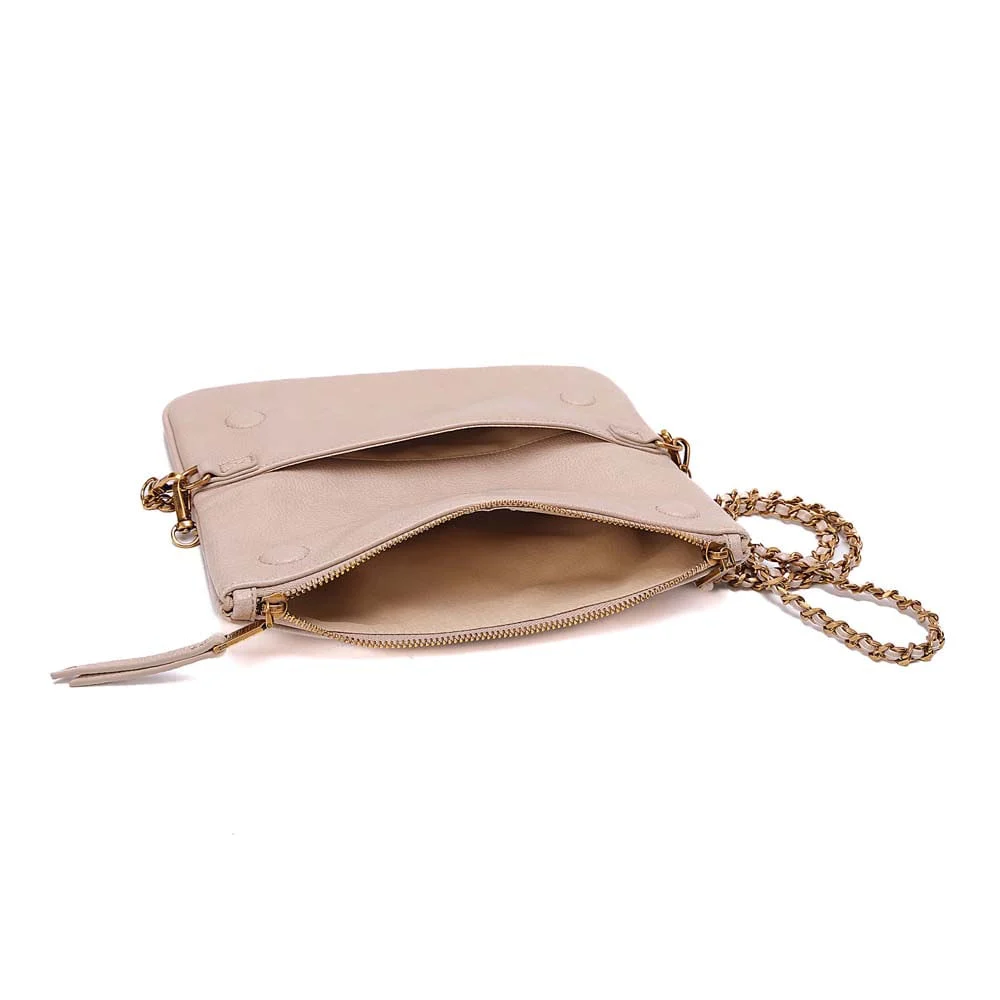 Bolsa Floater Alça De Ombro Bege Marfim - vista 7 de 7