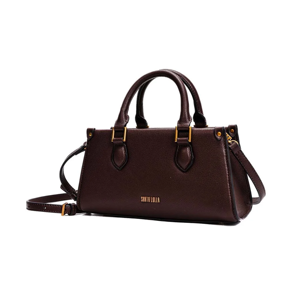 Bolsa Tote Alça Dupla Marrom Dark Cocoa - vista 3 de 7