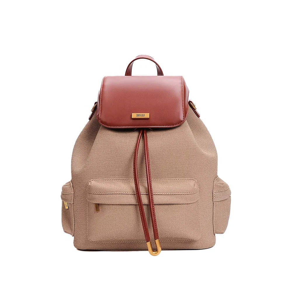 Mochila Canvas Marrom Terracota - vista 1 de 7