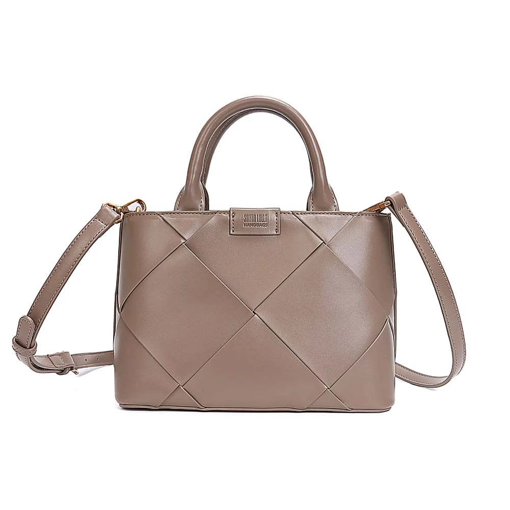 Bolsa Tote Soft Alça Dupla Cinza Fog - vista 1 de 9