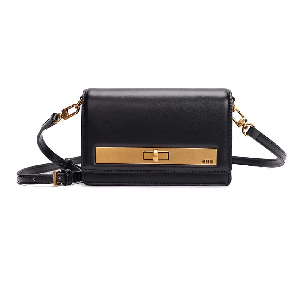 Bolsa Soft Transversal Preta - vista 1 de 8