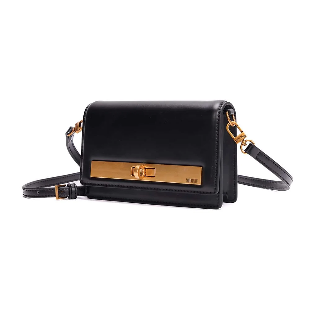 Bolsa Soft Transversal Preta - vista 3 de 8