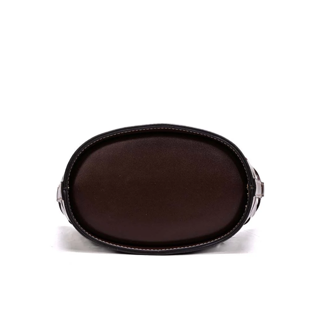 Bolsa Tote Soft Alça De Ombro Marrom Dark Cocoa - vista 6 de 10