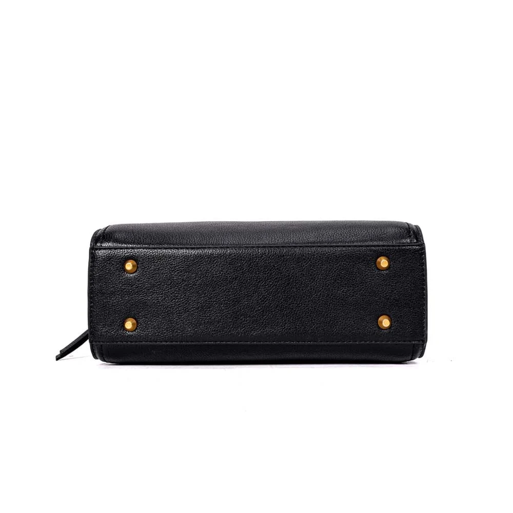 Bolsa Tote Floater Alça Dupla Preta - vista 6 de 7