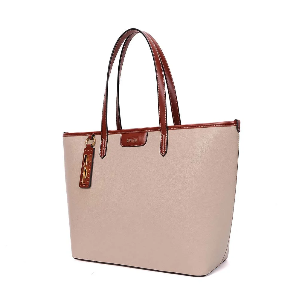 Bolsa Shopper Floater Alça De Ombro Bege Sand - vista 3 de 7