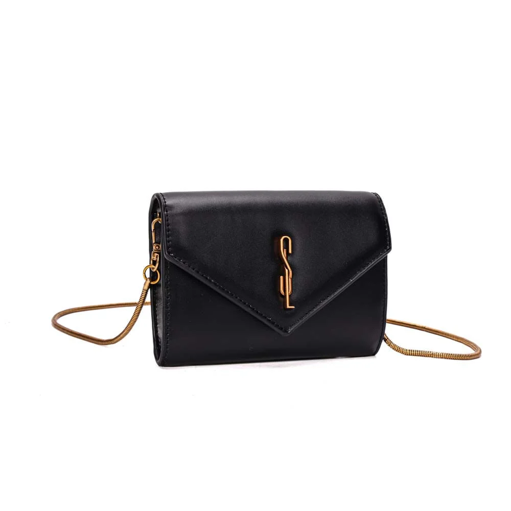 Bolsa Carteira Pequena Soft Liso Transversal Preto - vista 2 de 4