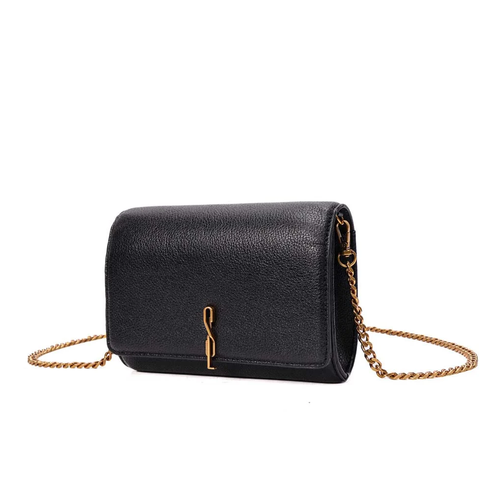 Bolsa Carteira Floater Com Caixa Transversal Preta - vista 4 de 8