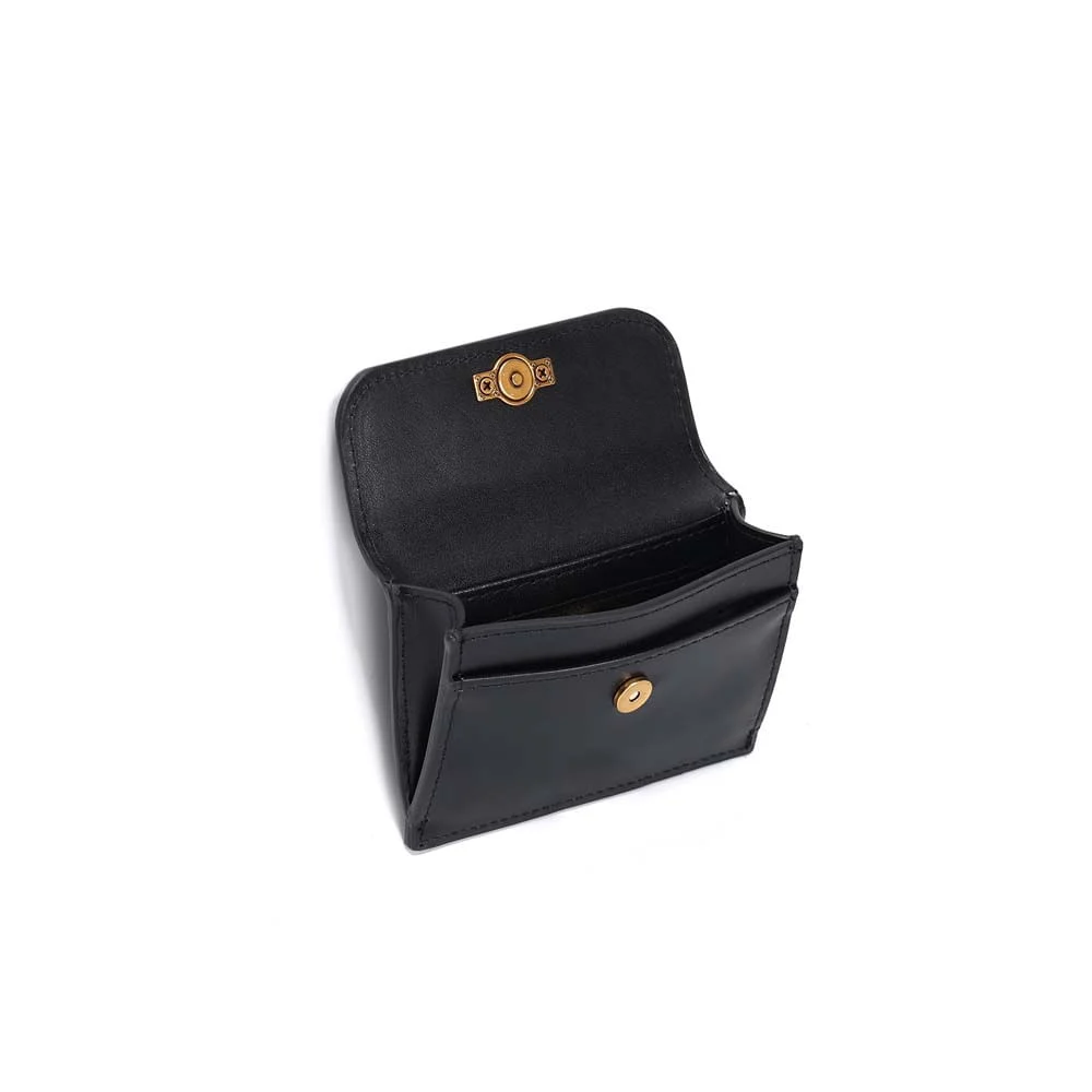Carteira Porta Cartão Soft Liso Preto - vista 3 de 3