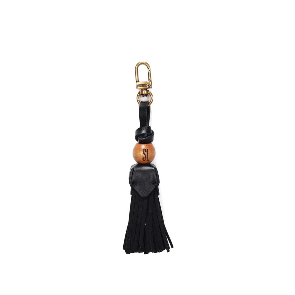 Chaveiro Soft Tassel Franjas Preto - vista 1 de 1