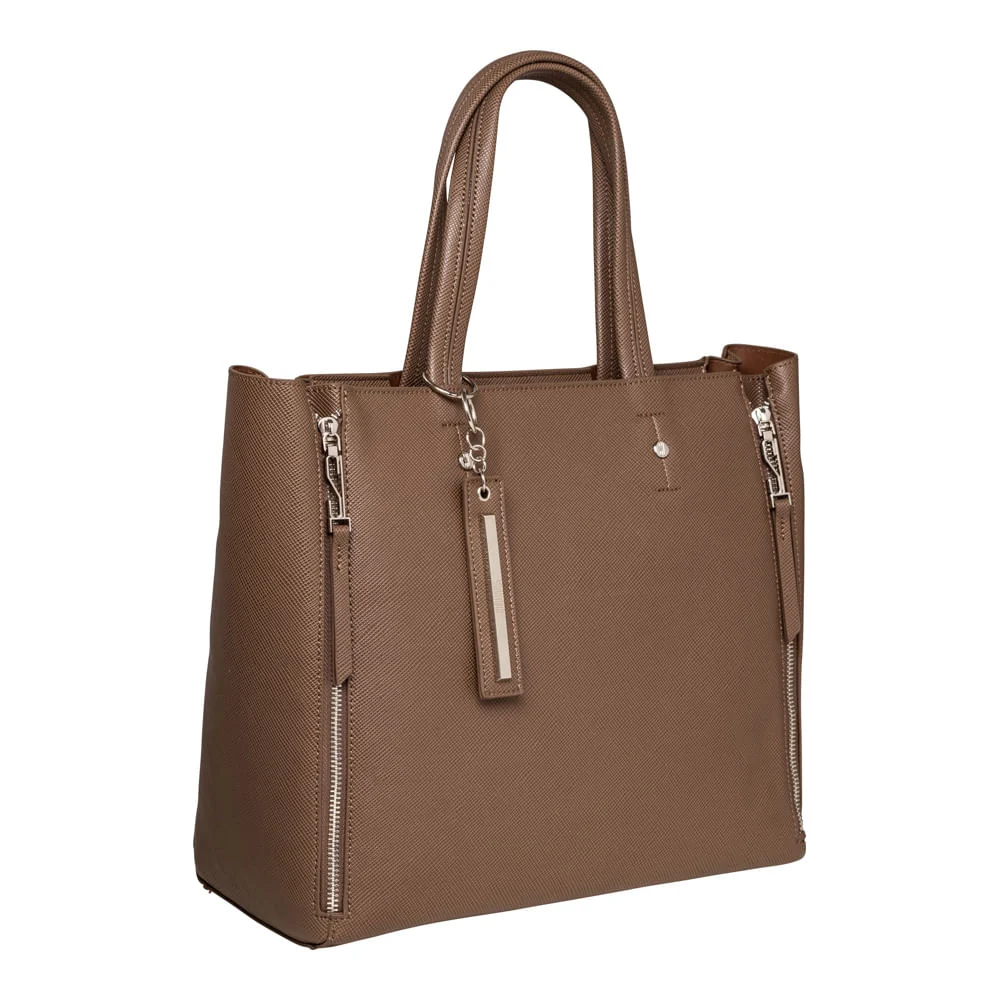Bolsa Shopper Zíper Lateral Fendi - vista 3 de 4