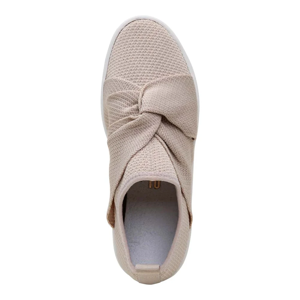 Tênis Slip On Knit Nó Bege - vista 2 de 4