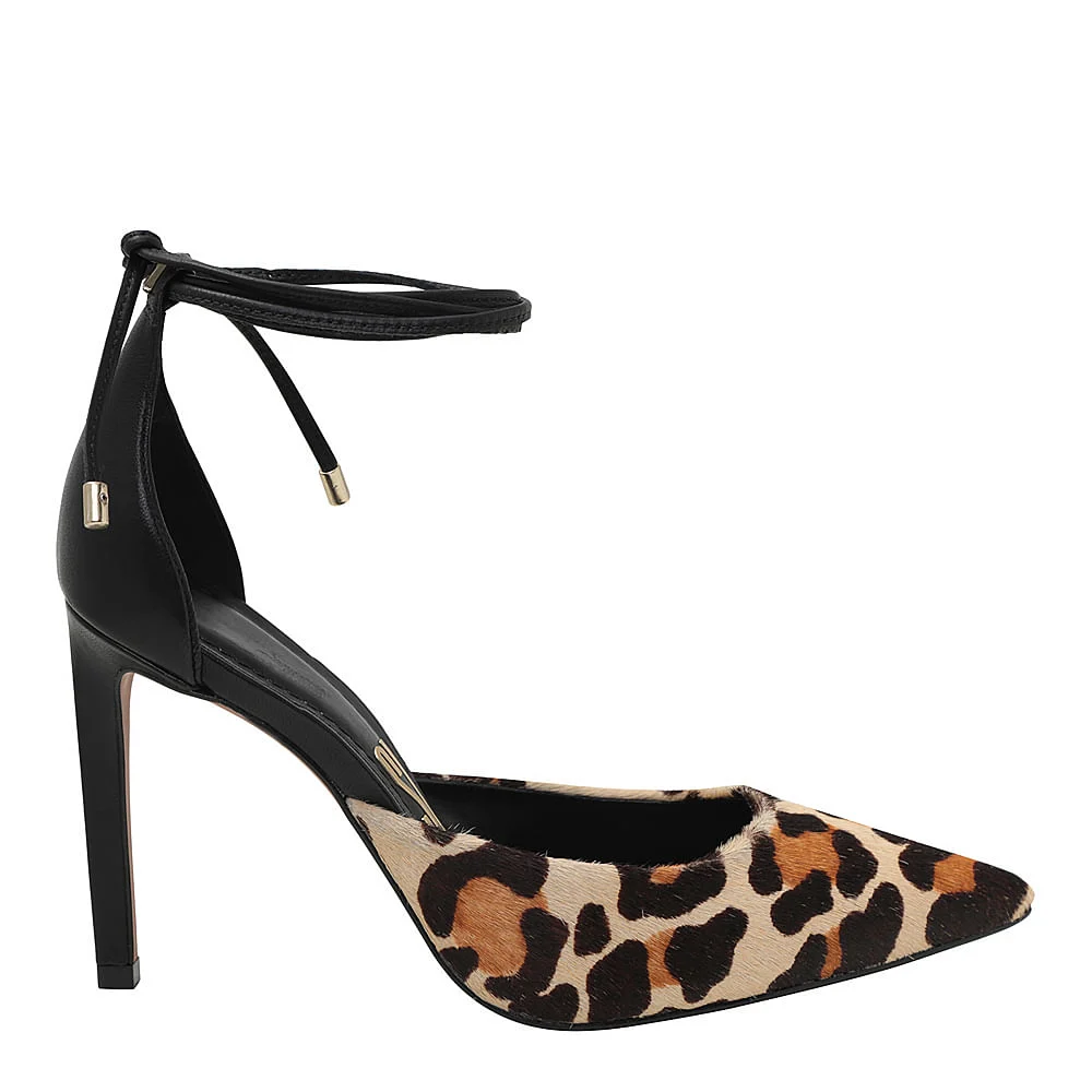 Scarpin Amarração Animal Print - vista 1 de 4
