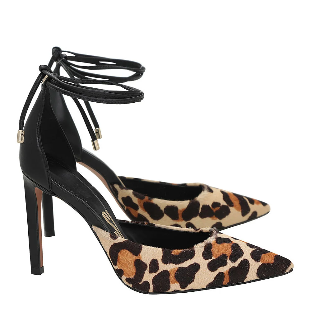 Scarpin Amarração Animal Print - vista 2 de 4