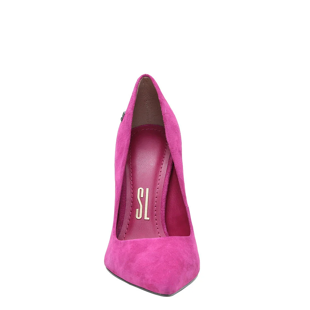 Scarpin Acarmurçado Bico Fino Rosa - vista 4 de 4