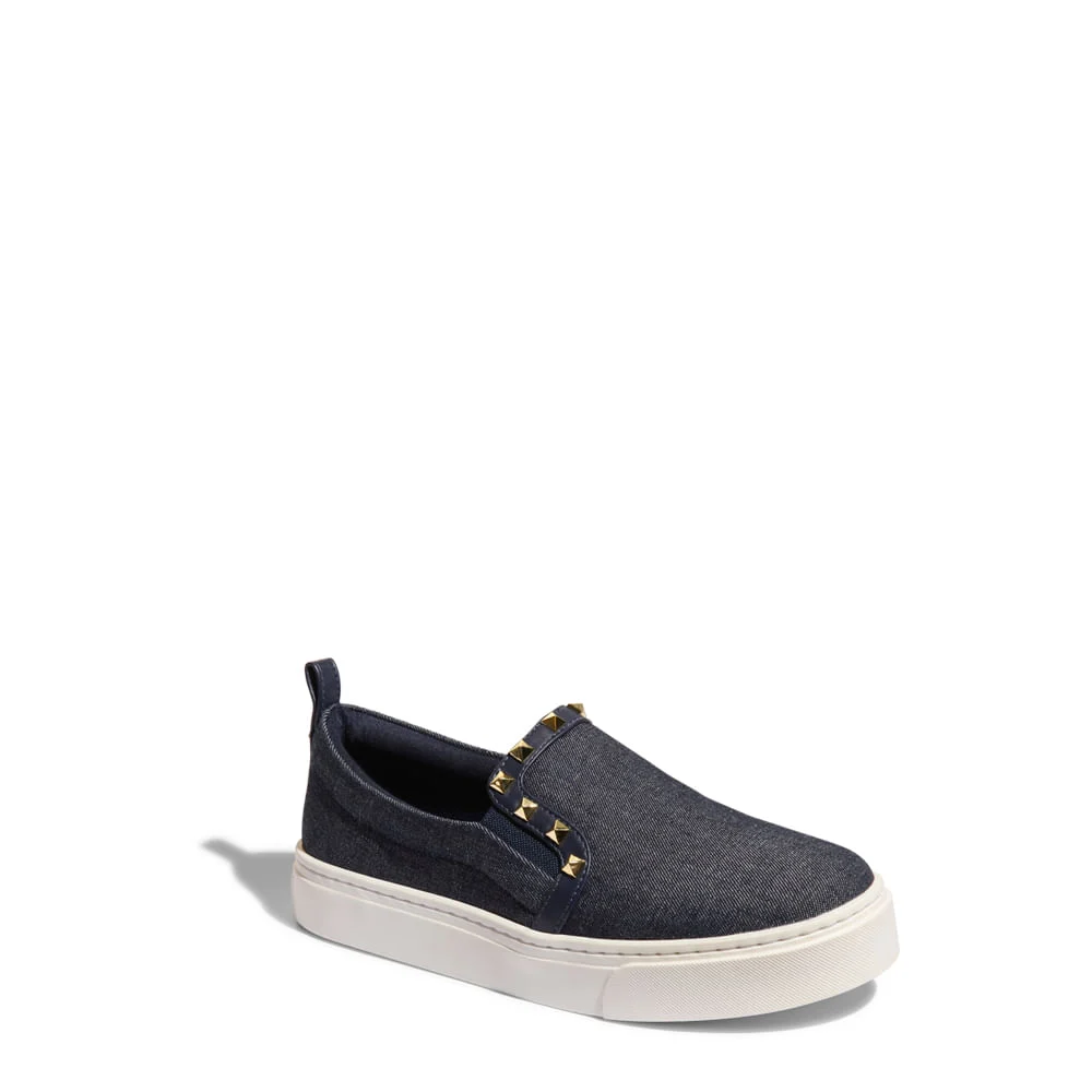 Tênis Slip On Azul Jeans Tachas - vista 4 de 4