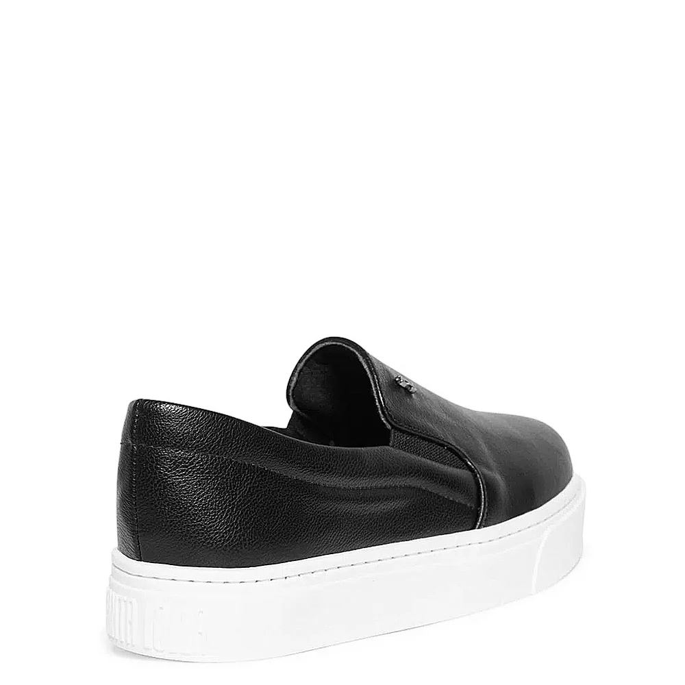 Tênis Slip On New Pele Preto - vista 4 de 4