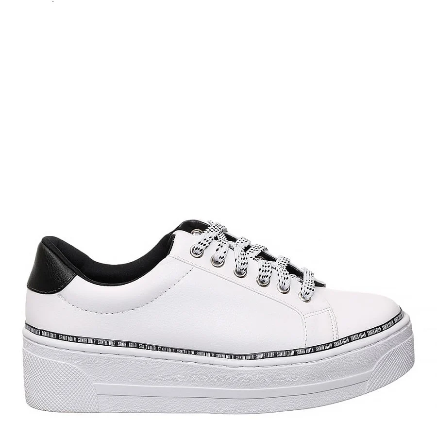 Tênis Flatform Preto e Branco - vista 1 de 4