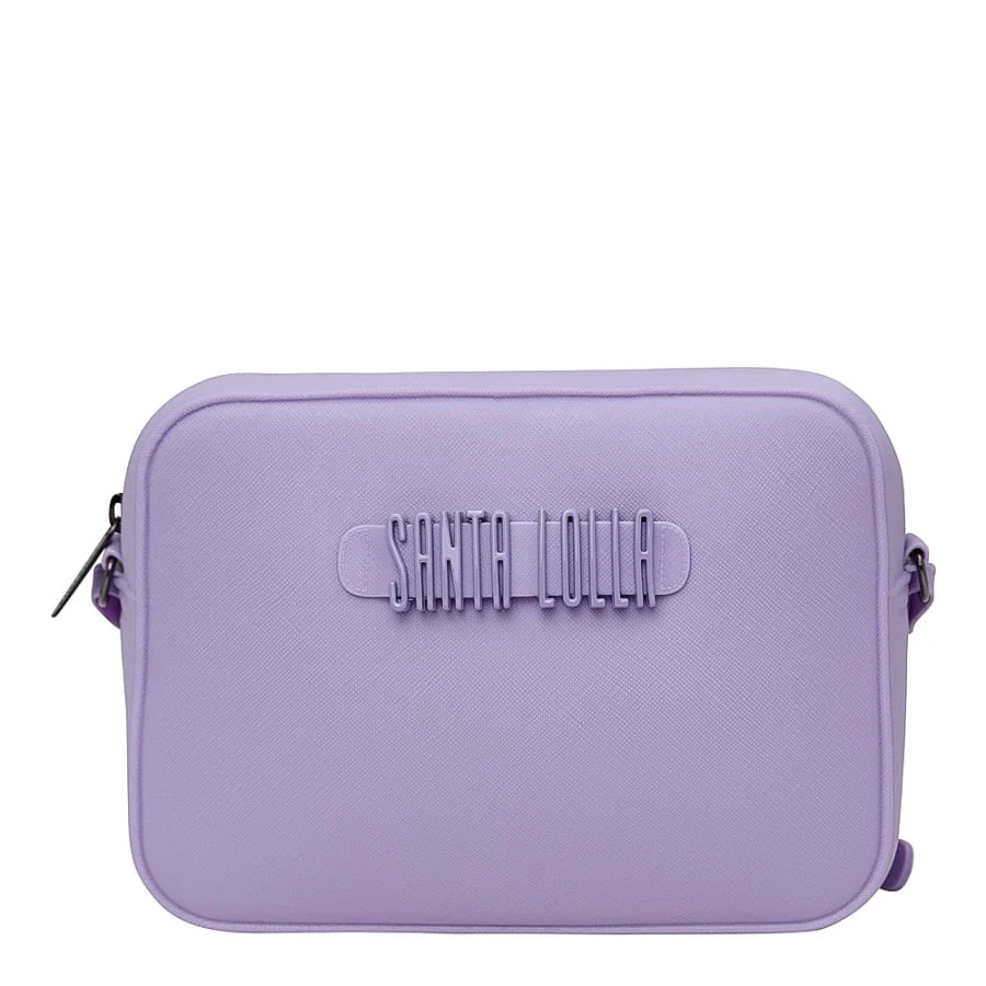 Bolsa Borracha Retangular Lilás - vista 2 de 4