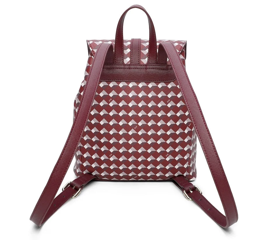 Mochila Risco Cubos Vinho - vista 3 de 4