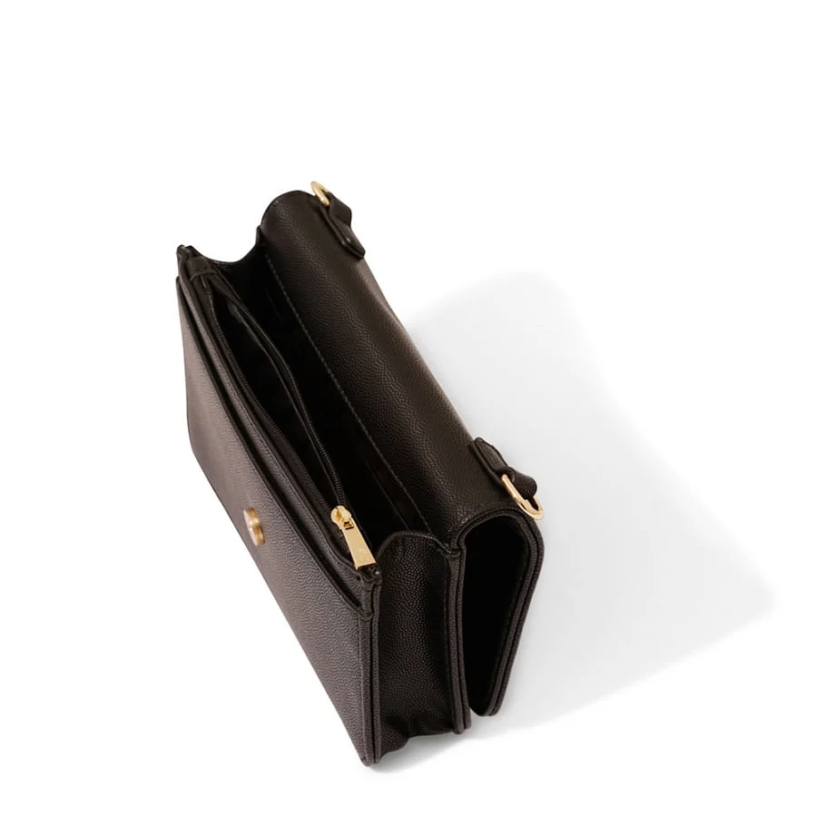 Bolsa Caviar Corrente Pequena Preta - vista 4 de 4