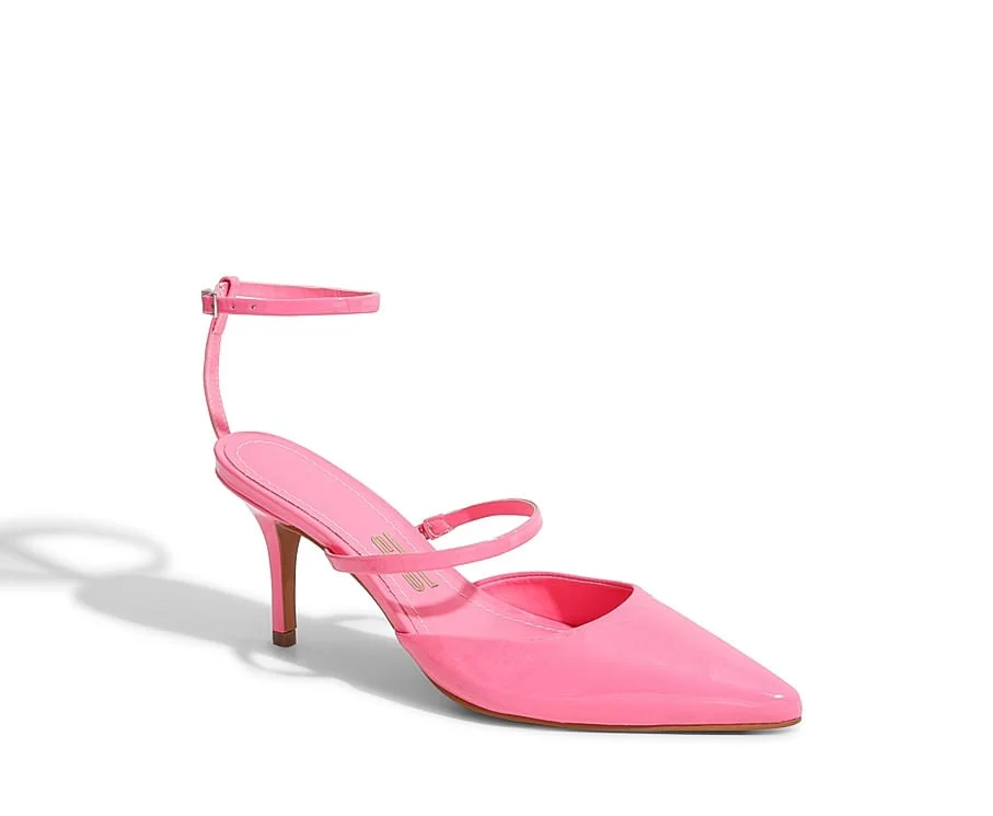 Scarpin Verniz Show Rosa Camélia - vista 2 de 3