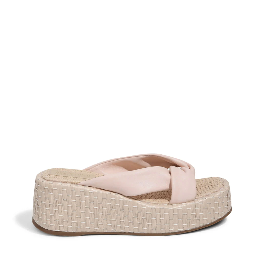 Espadrille Couro Soft Plataforma Rosa - vista 1 de 3