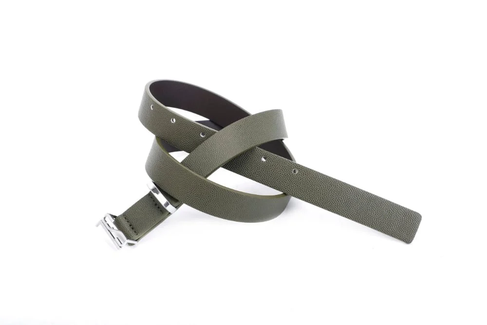 Cinto Caviar Verde Militar - vista 3 de 3