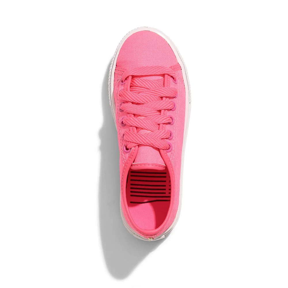Tênis Infantil Pink Neon Lona Deserto - vista 2 de 5