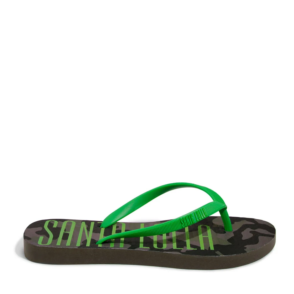 Flip Flop Borracha Verde 2 Neon - vista 1 de 4