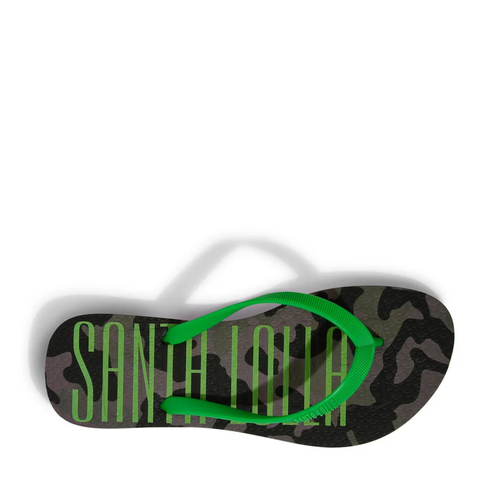Flip Flop Borracha Verde 2 Neon - vista 2 de 4