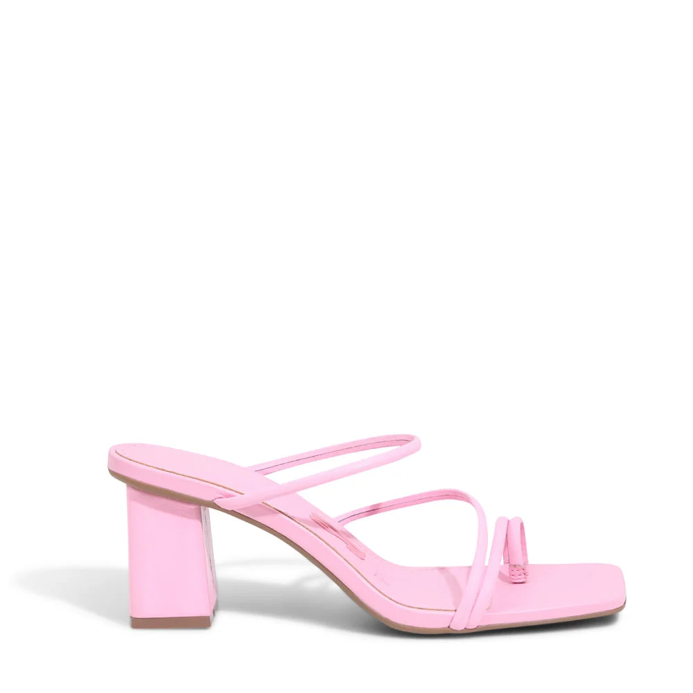 Mule Couro Nobre Soft Rosa Chiclete - vista 1 de 3