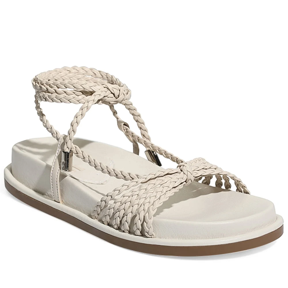 Rasteira Napa Santorine Off White - vista 2 de 4