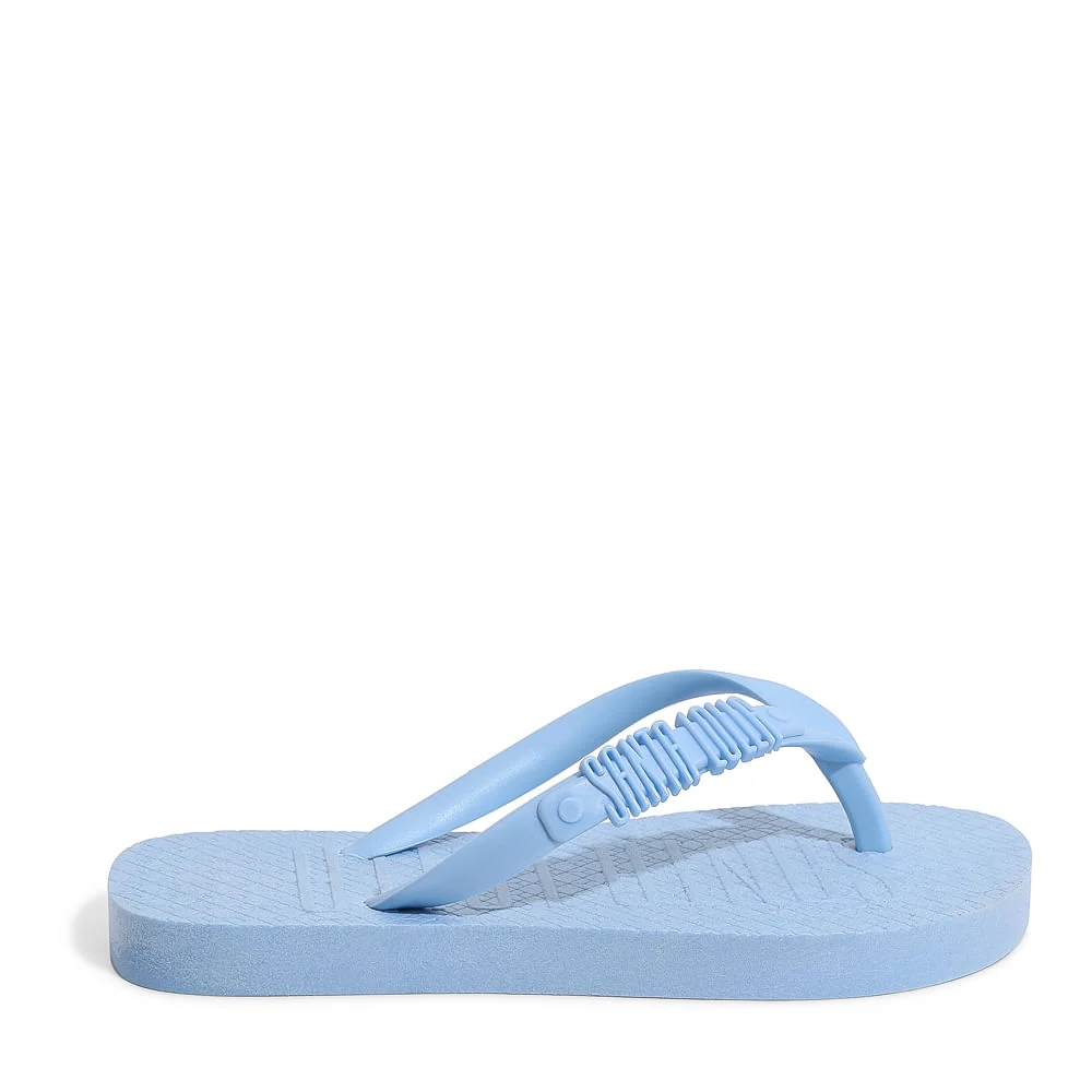 Flip Flop Infantil Azul Nuvem Borracha Salto Flat - vista 1 de 4