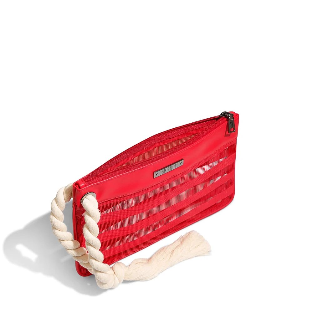 Clutch Tela Esportiva Vermelho - vista 3 de 3