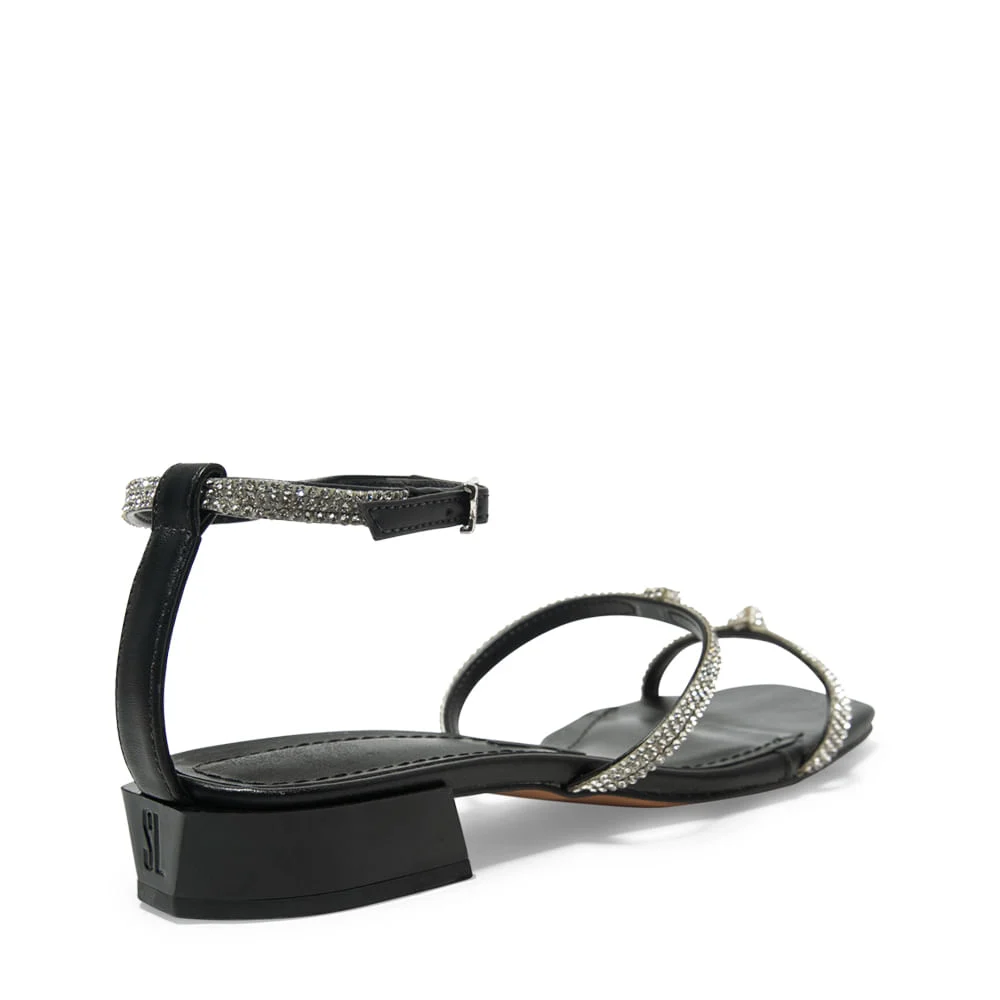 Rasteira Napa Santorine Preto - vista 3 de 5