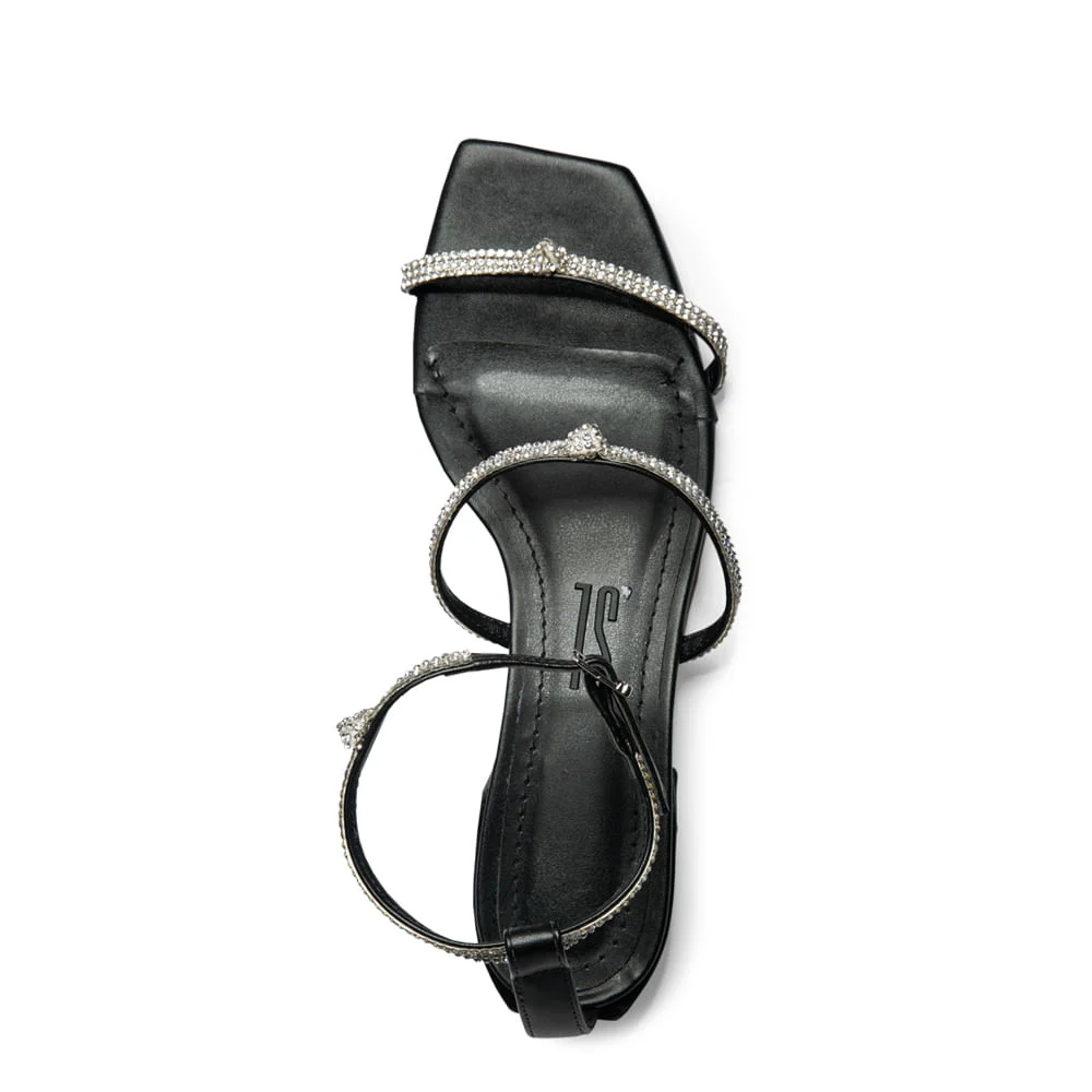 Rasteira Napa Santorine Preto - vista 4 de 5