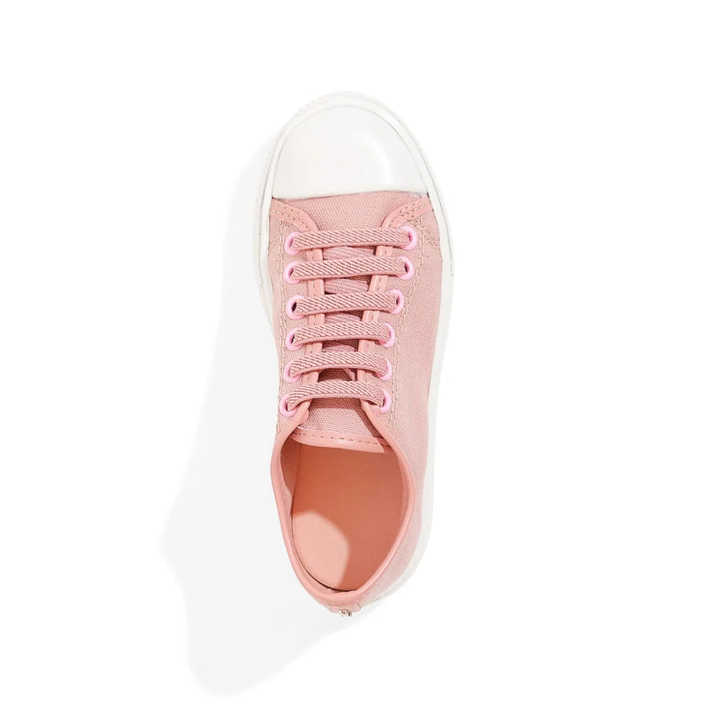 Tênis Infantil Rosa Antigo Lona Deserto - vista 2 de 4