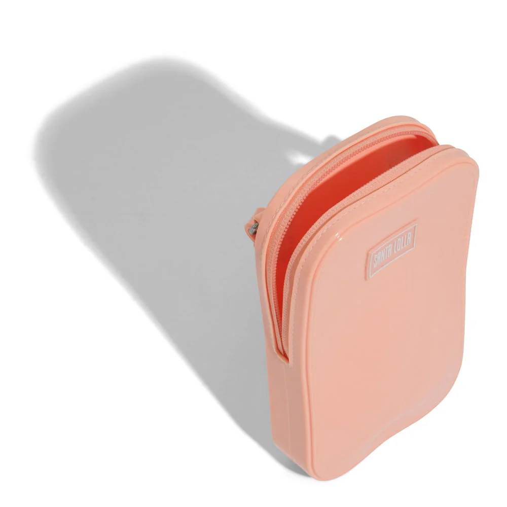 Bolsa Borracha Laranja Pêssego - vista 2 de 3