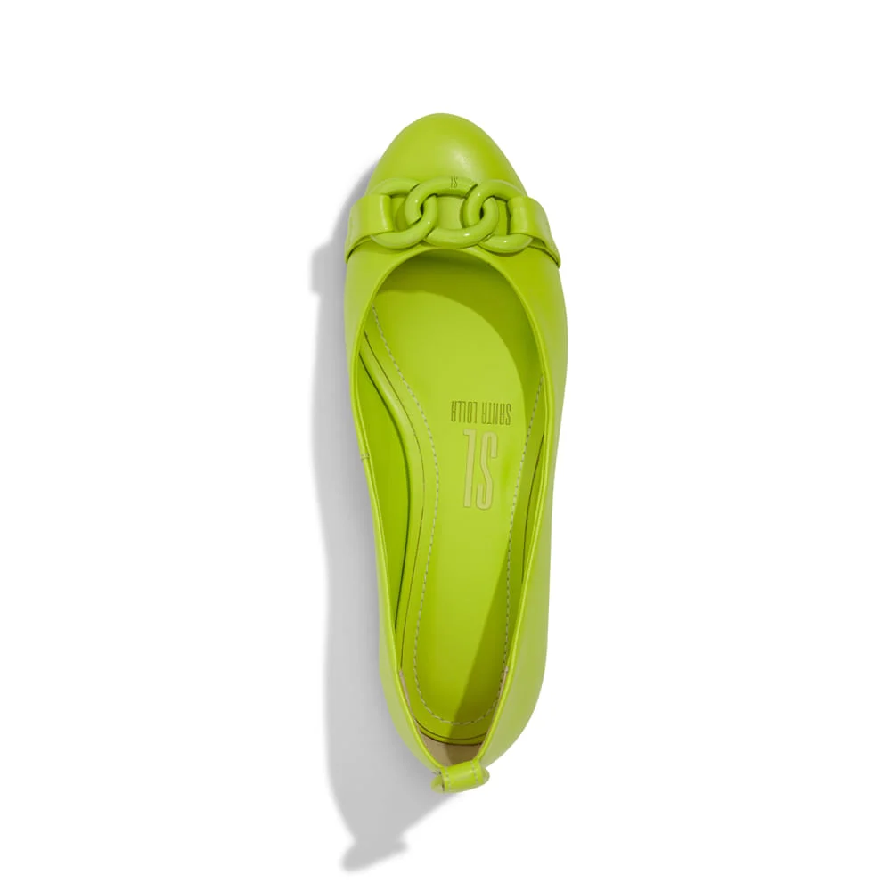 Sapatilha Napa Santorine Verde Siciliano - vista 2 de 4