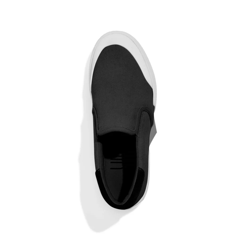 Tênis Slip On Lona Deserto Preto - vista 2 de 4