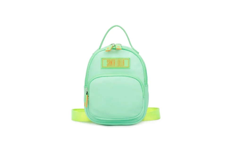 Mochila Infantil Verde Menta Nylon - vista 1 de 4