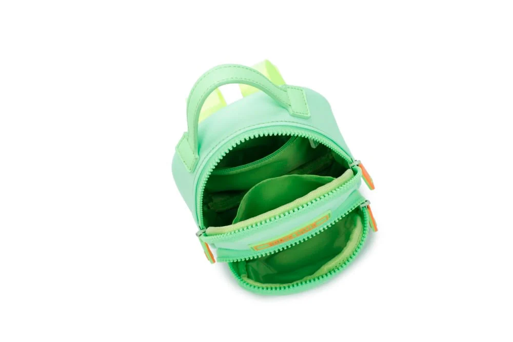 Mochila Infantil Verde Menta Nylon - vista 3 de 4